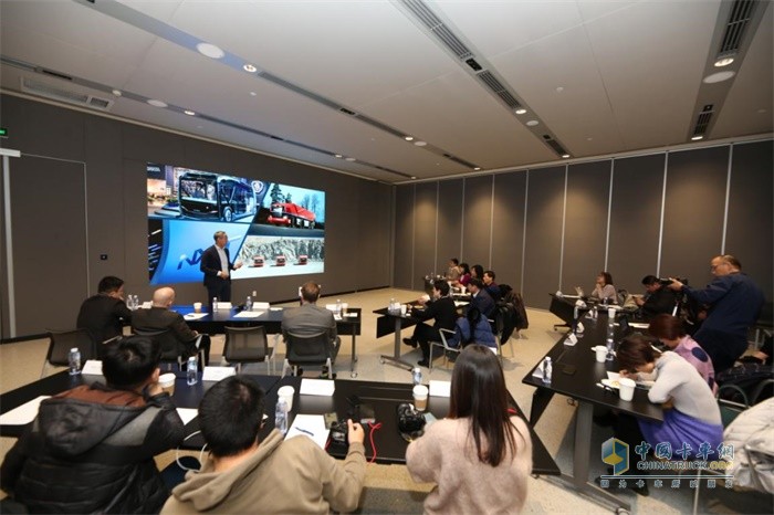 斯堪尼亞媒體溝通會現場