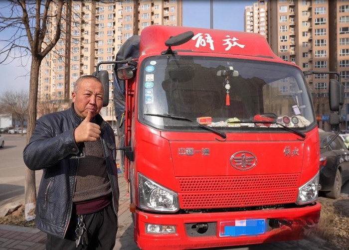 解放輕卡J6F深受張師傅信賴