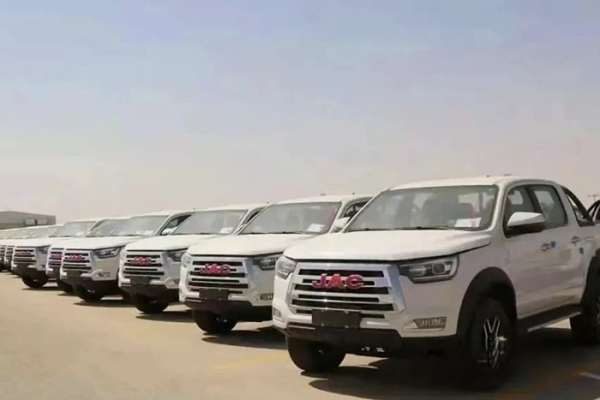 海灣市場開門紅,165臺江淮T8皮卡交付沙特