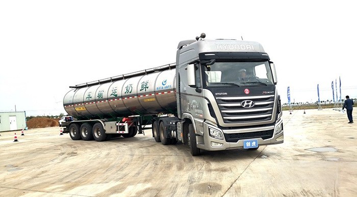 開展創虎重卡技能大比武 現代商用車為康泰物流送關愛