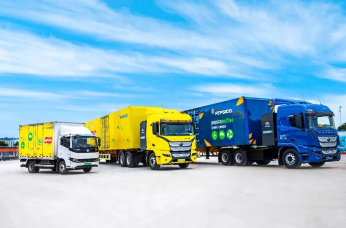 百事公司在華首推電動重卡，引領行業綠色供應鏈