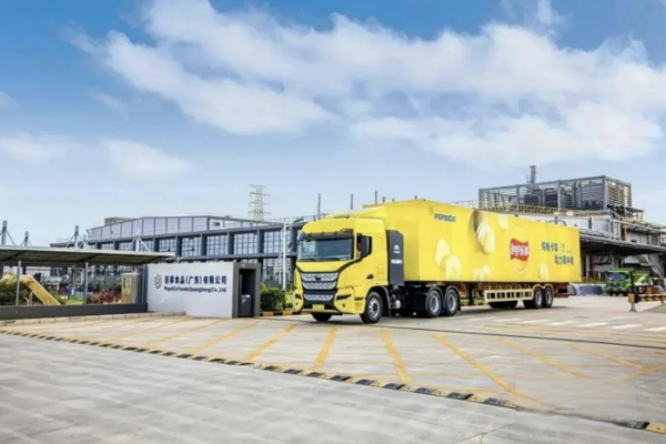 百事公司在華首推電動重卡，引領行業綠色供應鏈