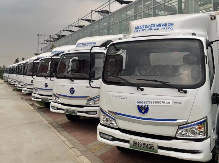 河北凈菜直通車 福田新能源為合作用車