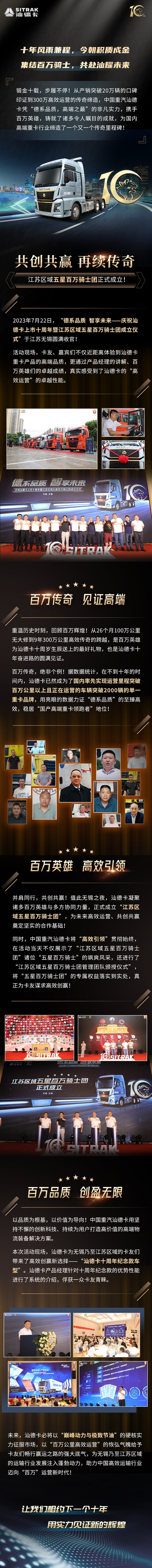 百萬非終點，未來更汕耀！江蘇區域五星百萬騎士團成立儀式圓滿落幕！