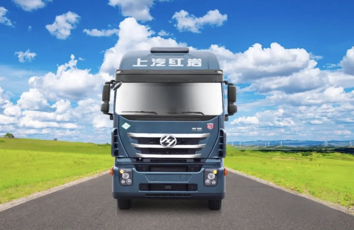 紅巖杰獅C6 LNG牽引車&上汽V13天然氣發動機