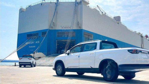 “中國(guó)智造”出海進(jìn)行時(shí),吉利雷達(dá)首批純電皮卡揚(yáng)帆啟航