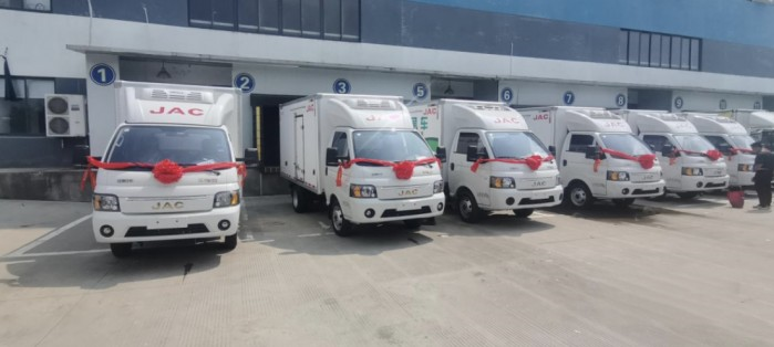 為校園食材保駕護航 6臺江淮1卡愷達冰博士交付!