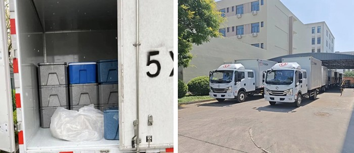 68臺東風(fēng)多利卡交付,用實(shí)力守護(hù)孩子們的餐桌