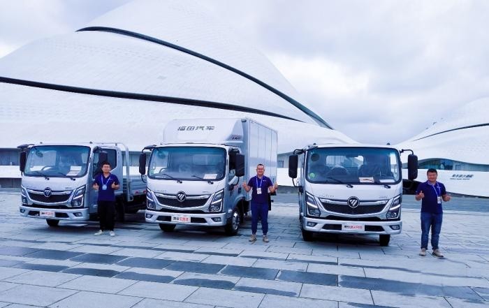 哈爾濱國際馬拉松開賽,福田奧鈴再次參與服務保障