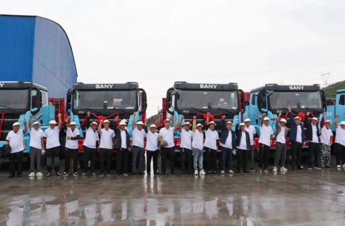 醬香、濃香...哪有交付香！又一批三一電動(dòng)重卡交付運(yùn)營