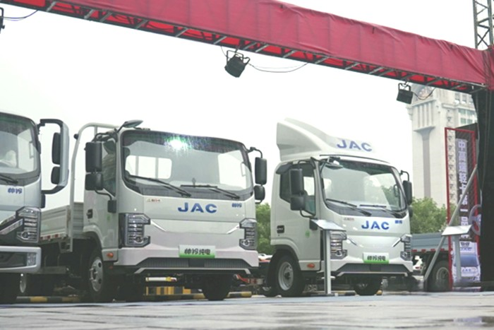 即將上市 江淮1卡帥鈴ES6純電輕卡為城配運輸帶來高品質新選擇！